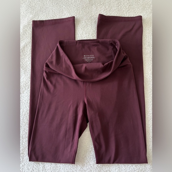 Athleta Burgundy Straight Leggings - Picture 9 of 12